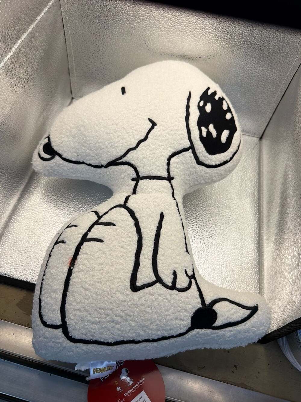 Nourison Home Peanuts Snoopy Ivory Boucle Decorative Pillow